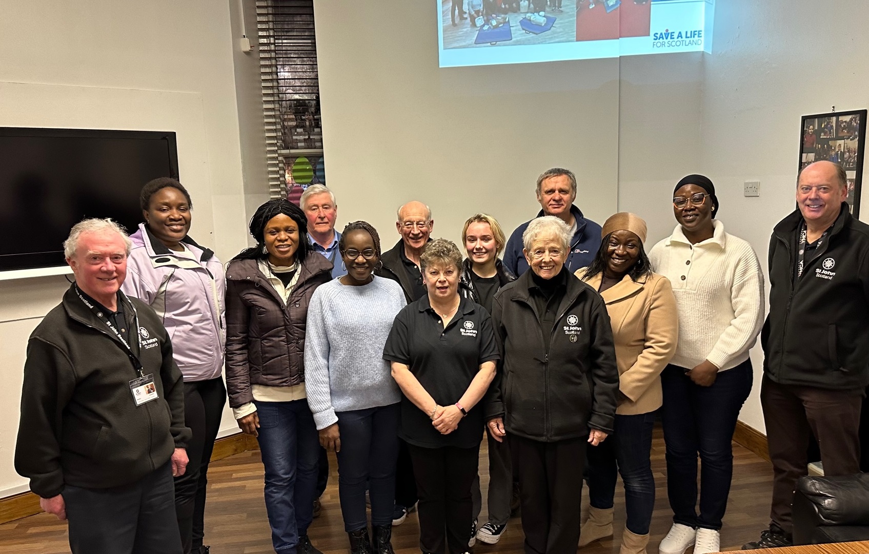 CPR and Defibrillator Training at the YMCA in Aberdeen St John Scotland